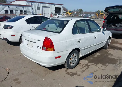 2005 Hyundai Accent Gls из США, поврежденный, VIN KMHCG45C65U652748